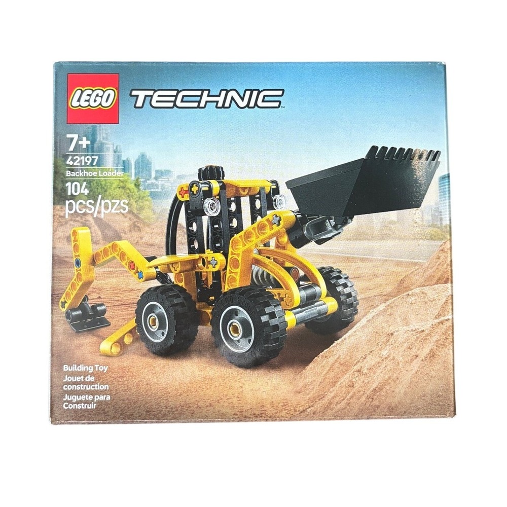 LEGO‎ Technic 42197 Backhoe Loader 104 Pieces Building Set Sealed New 2025 Toy